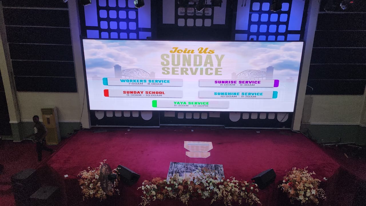 Church Worship Wall